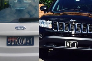 Nomor Mobil Cantik di Australia Jokowi RI 1